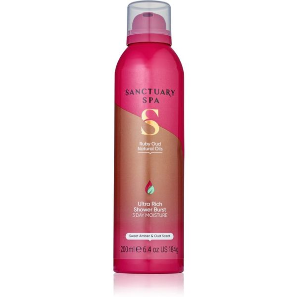 Sanctuary Spa Sanctuary Spa Ruby Oud pjena za tuširanje s hranjivim učinkom 200 ml