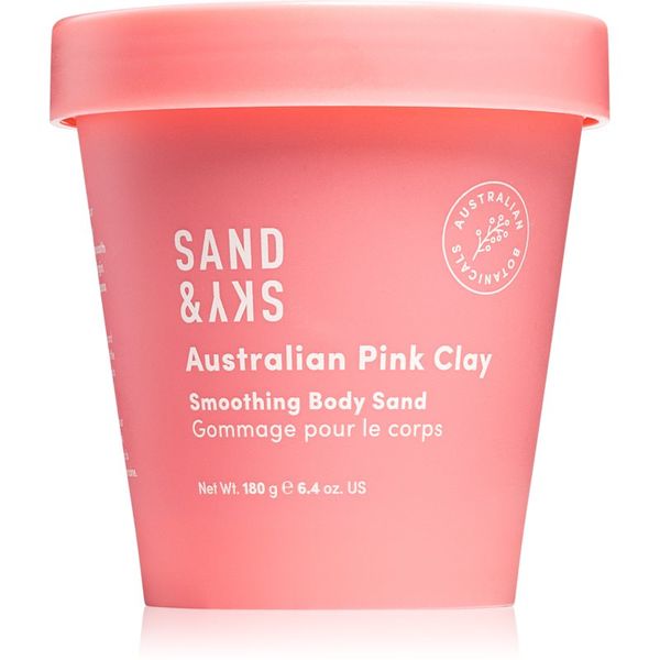 Sand & Sky Sand & Sky Australian Pink Clay Smoothing Body Sand posvjetljujući piling za tijelo 180 g