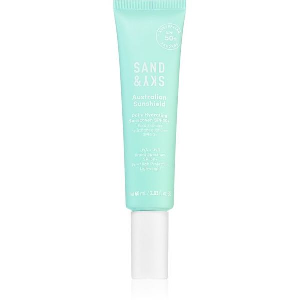 Sand & Sky Sand & Sky Australian Sunshield Daily Hydrating Sunscreen SPF50+ blaga hranjiva krema za lice SPF 50+ 60 ml