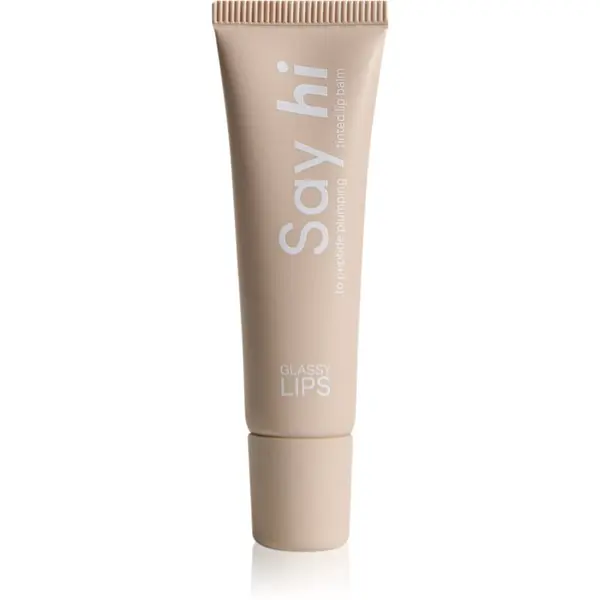 Say Hi Say Hi Glassy Lips balzam za toniranje za usne s peptidima nijansa Coral 10 ml
