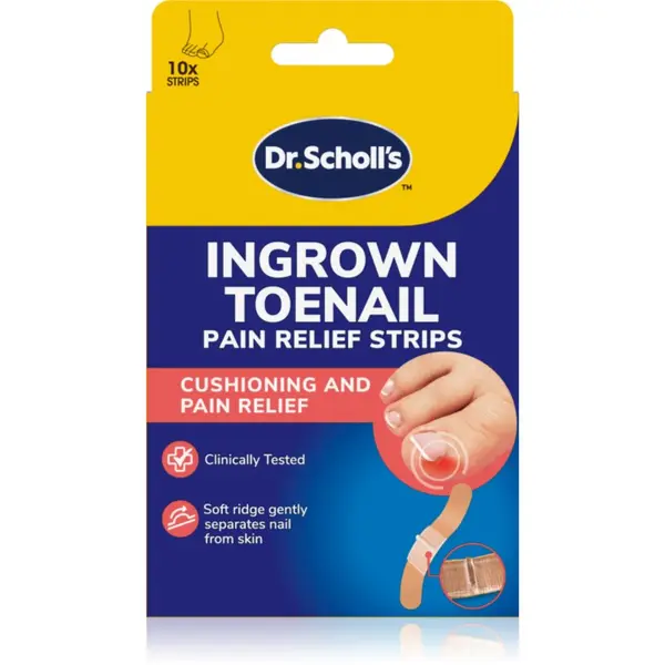 Scholl Scholl Dr. Scholl's Ingrown Toenail Pain Relief Strips zaštitni flasteri za rast noktiju 10 kom