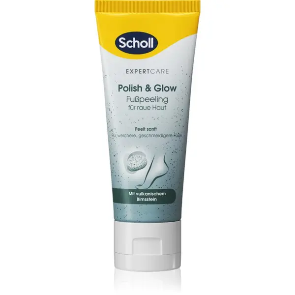 Scholl Scholl Foot Cream Polish & Glow eksfolijacijski piling za noge 75 ml