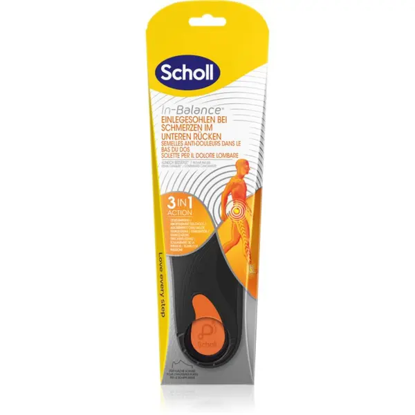 Scholl Scholl In-Balance Lower Back ulošci za cipele za pete veličina Medium 1 par