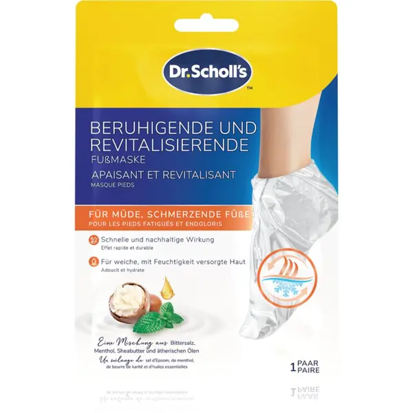 Scholl Scholl Pedimask™ Soothing & Revitalizing osvježavajuća i umirujuća maska za umorne noge 1 par