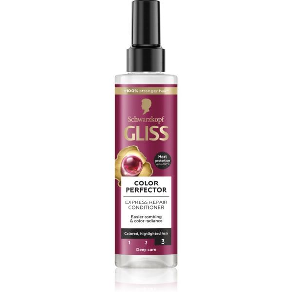Schwarzkopf Schwarzkopf Gliss Color Perfector regenerirajući balzam za obojenu i kosu s pramenovima 200 ml