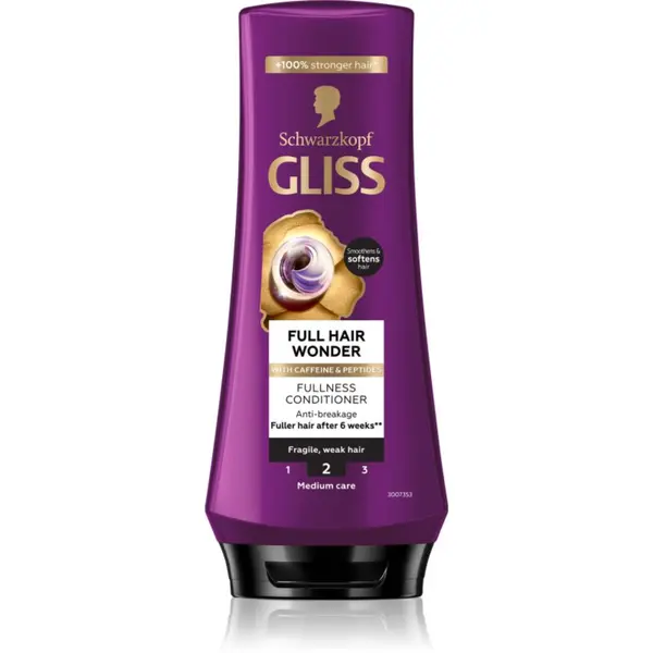 Schwarzkopf Schwarzkopf Gliss Full Hair Wonder regenerirajući balzam za lomljivu kosu 200 ml