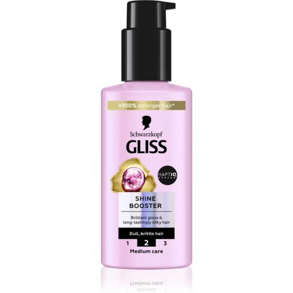 Schwarzkopf Schwarzkopf Gliss Liquid Silk serum bez ispiranja za jačanje i sjaj kose Shine Booster 100 ml