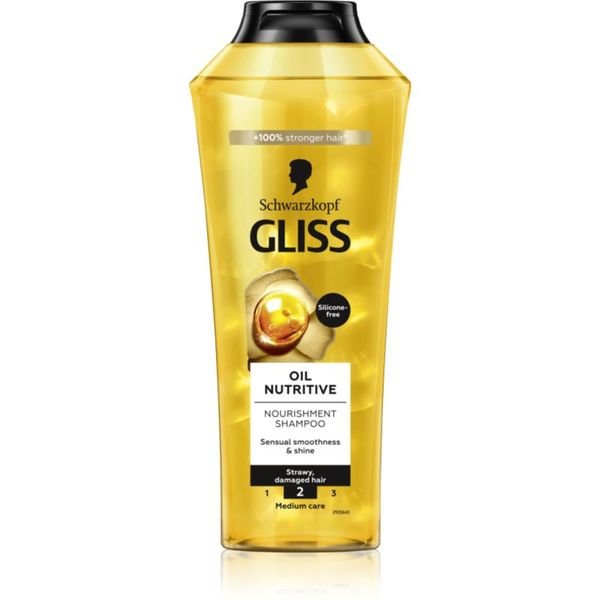 Schwarzkopf Schwarzkopf Gliss Oil Nutritive hranjivi šampon s uljem 400 ml