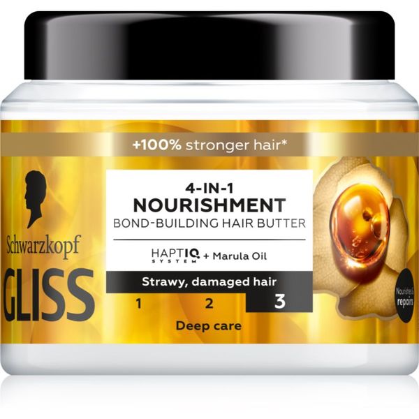 Schwarzkopf Schwarzkopf Gliss Oil Nutritive intenzivna hranjiva maska za oštećenu kosu 400 ml