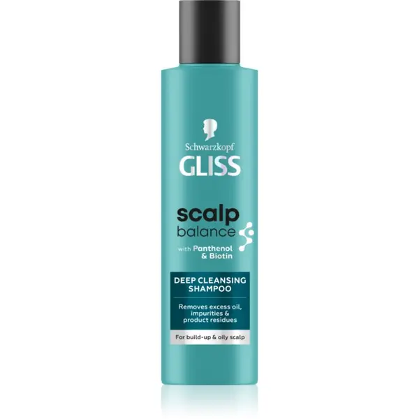 Schwarzkopf Schwarzkopf Gliss Scalp Balance šampon za dubinsko čišćenje masnog vlasišta 200 ml
