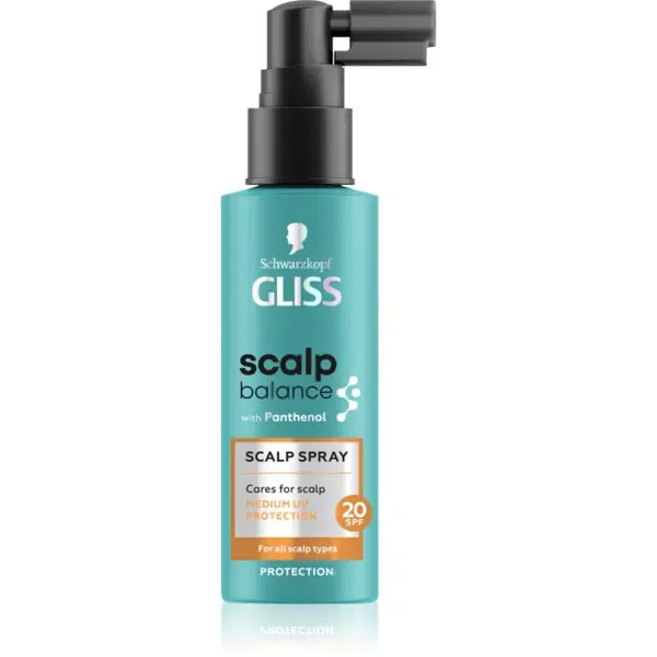 Schwarzkopf Schwarzkopf Gliss Scalp Balance sprej za zaštitu od sunčevog zračenja za vlasište SPF 20 100 ml