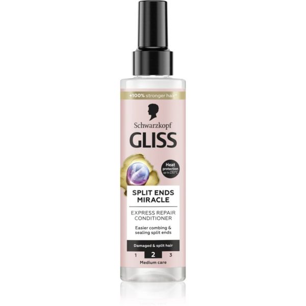 Schwarzkopf Schwarzkopf Gliss Split Ends Miracle regenerator bez ispiranja za ispucale vrhove kose 200 ml