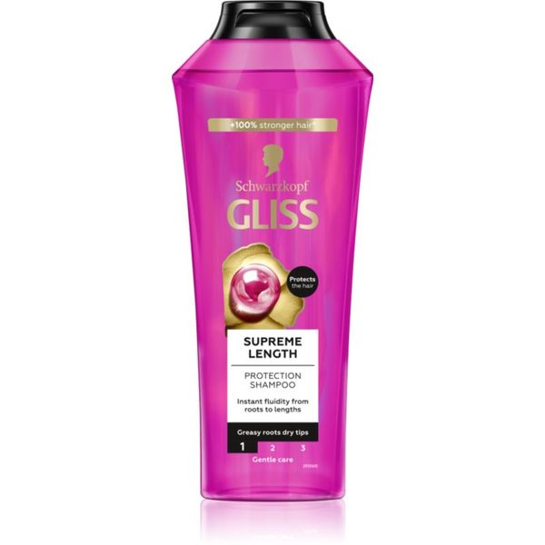 Schwarzkopf Schwarzkopf Gliss Supreme Length zaštitni šampon za dugu kosu 400 ml