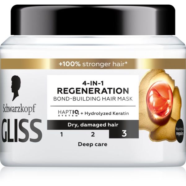 Schwarzkopf Schwarzkopf Gliss Total Repair regenerirajuća maska za suhu i oštećenu kosu 400 ml