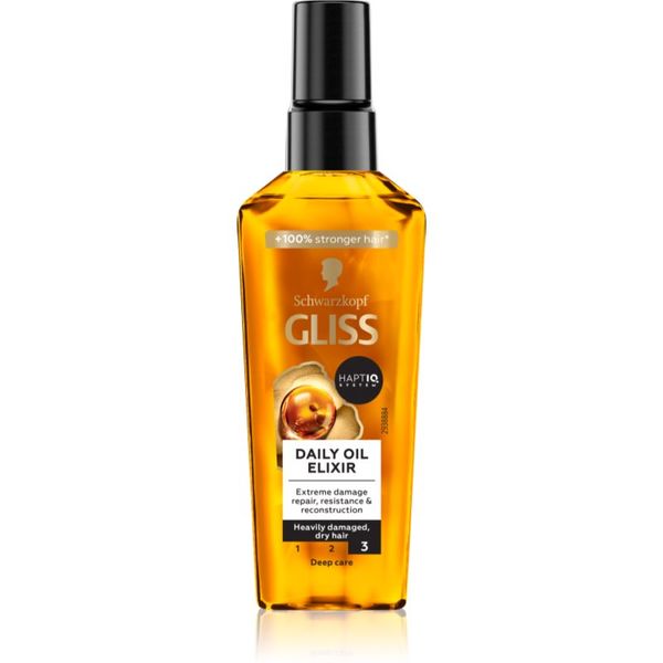 Schwarzkopf Schwarzkopf Gliss Ultimate Repair hranjivi serum za suhu i oštećenu kosu 75 ml
