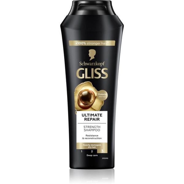 Schwarzkopf Schwarzkopf Gliss Ultimate Repair šampon za učvršćivanje za suhu i oštećenu kosu 250 ml