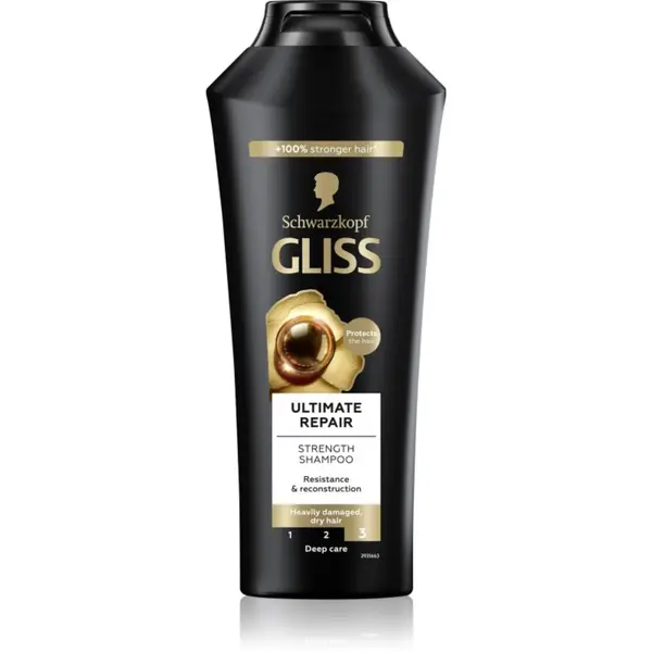 Schwarzkopf Schwarzkopf Gliss Ultimate Repair šampon za učvršćivanje za suhu i oštećenu kosu 400 ml