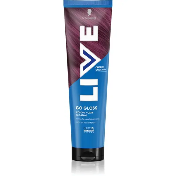 Schwarzkopf Schwarzkopf LIVE Colour + Care hranjiva maska za toniranje za kosu nijansa Cherry Cola Red 150 ml