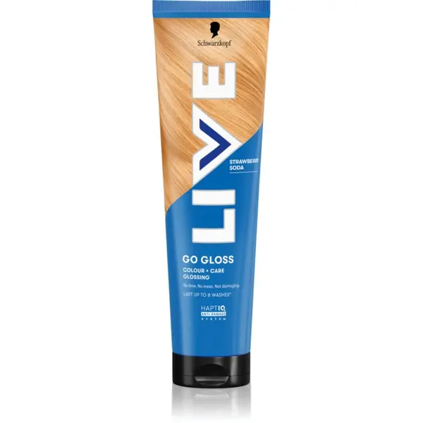 Schwarzkopf Schwarzkopf LIVE Colour + Care hranjiva maska za toniranje za kosu nijansa Strawberry Soda 150 ml