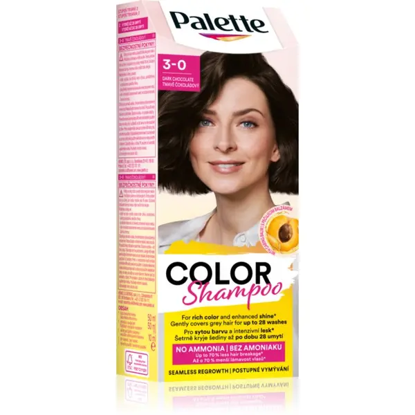 Schwarzkopf Schwarzkopf Palette Color Shampoo šampon za toniranje nijansa 3-0 Dark Chocolate 50 ml