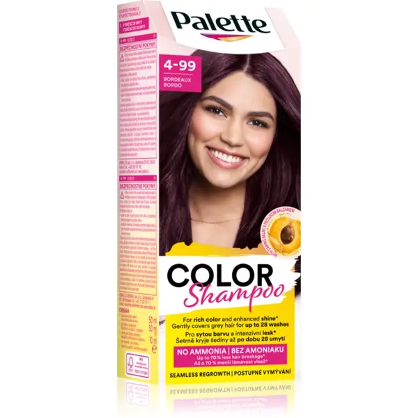 Schwarzkopf Schwarzkopf Palette Color Shampoo šampon za toniranje nijansa 4-99 Bordeaux 50 ml