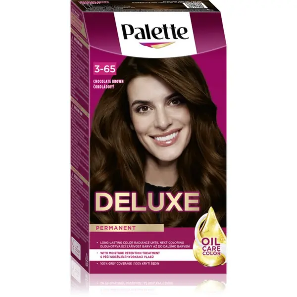 Schwarzkopf Schwarzkopf Palette Deluxe trajna boja za kosu nijansa 3-65 750 Chocolate Brown 1 kom