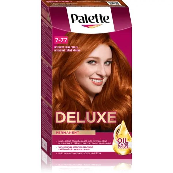 Schwarzkopf Schwarzkopf Palette Deluxe trajna boja za kosu nijansa 7-77 Intensive Shiny Copper 1 kom