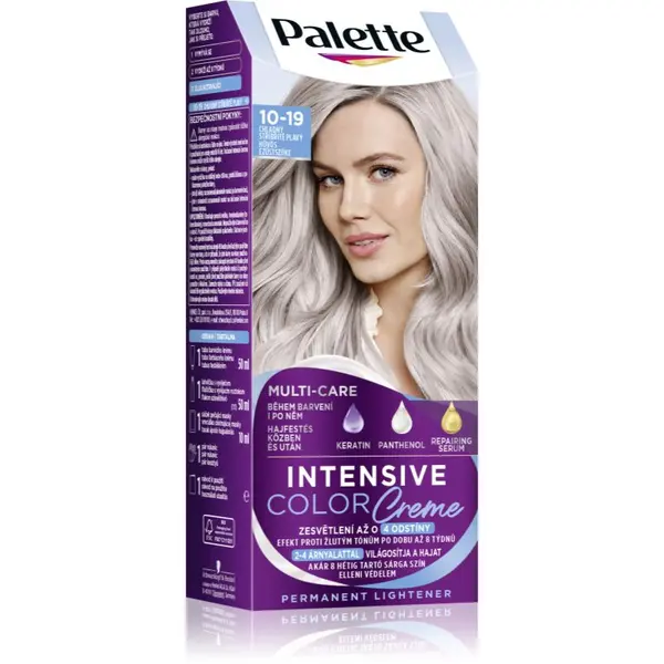 Schwarzkopf Schwarzkopf Palette Intensive Color Creme trajna boja za kosu nijansa 10-19 Cool Silver Blonde 1 kom