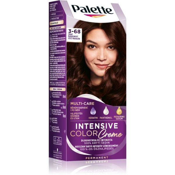Schwarzkopf Schwarzkopf Palette Intensive Color Creme trajna boja za kosu nijansa 3-68 R2 Dark Mahogany 1 kom