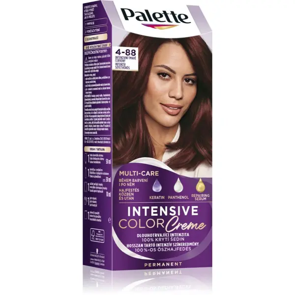 Schwarzkopf Schwarzkopf Palette Intensive Color Creme trajna boja za kosu nijansa 4-88 (RF3) Intensive Dark Red 1 kom