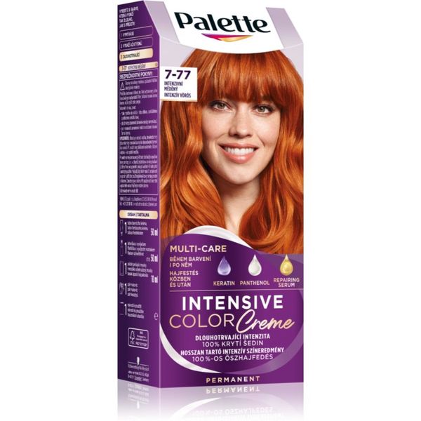 Schwarzkopf Schwarzkopf Palette Intensive Color Creme trajna boja za kosu nijansa 7-77 Intensive Copper 1 kom
