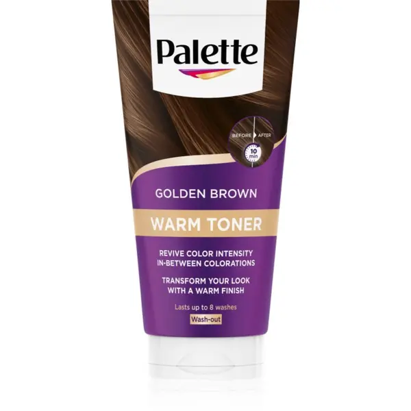 Schwarzkopf Schwarzkopf Palette Warm Toner maska za tople nijanse smeđe kose nijansa Golden Brown 150 ml