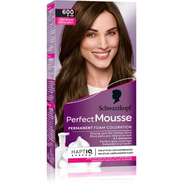 Schwarzkopf Schwarzkopf Perfect Mousse trajna boja za kosu nijansa 600 Light brown
