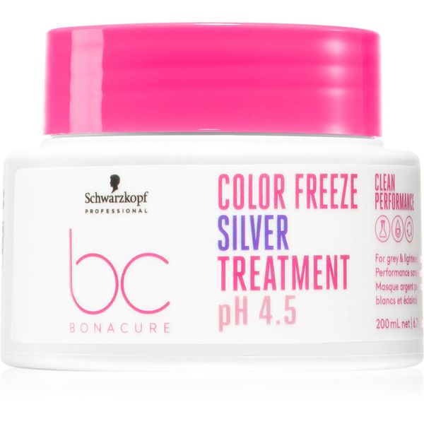 Schwarzkopf Professional Schwarzkopf Professional BC Bonacure Color Freeze Silver maska neutralizirajući žuti tonovi 200 ml