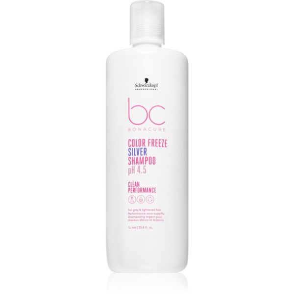 Schwarzkopf Professional Schwarzkopf Professional BC Bonacure Color Freeze Silver srebrni šampon za plavu i kosu s pramenovima 1000 ml