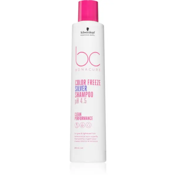Schwarzkopf Professional Schwarzkopf Professional BC Bonacure Color Freeze Silver srebrni šampon za plavu i kosu s pramenovima 250 ml