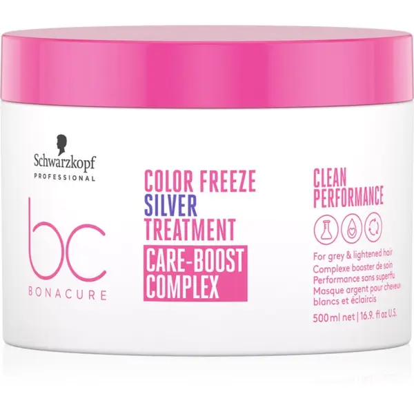 Schwarzkopf Professional Schwarzkopf Professional BC Bonacure Color Freeze Silver tretmanska maska za plavu i kosu s pramenovima 500 ml