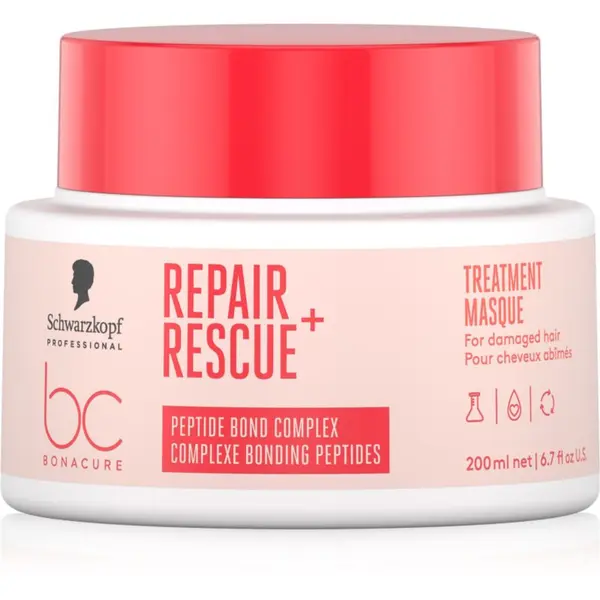 Schwarzkopf Professional Schwarzkopf Professional BC Bonacure Repair Rescue+ intenzivna hranjiva maska za oštećenu kosu 200 ml