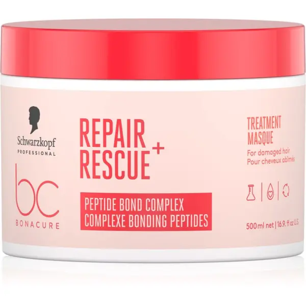 Schwarzkopf Professional Schwarzkopf Professional BC Bonacure Repair Rescue+ intenzivna hranjiva maska za oštećenu kosu 500 ml