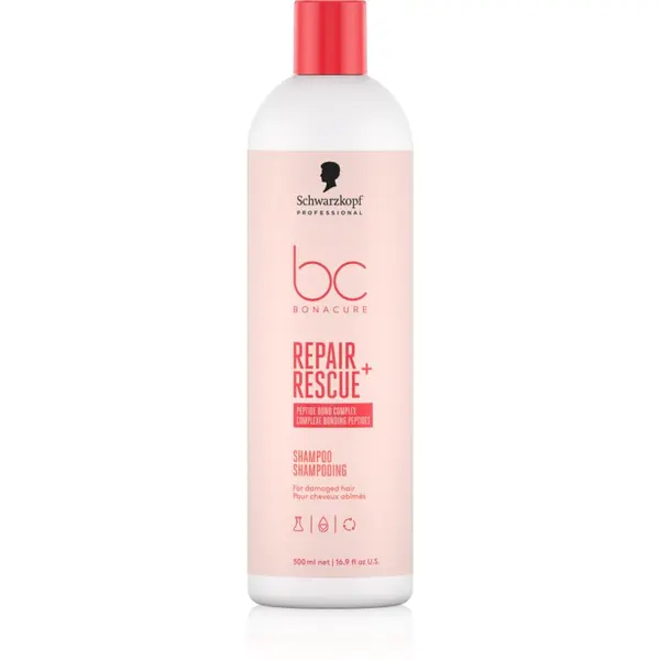 Schwarzkopf Professional Schwarzkopf Professional BC Bonacure Repair Rescue+ njegujući šampon za oštećenu kosu 500 ml