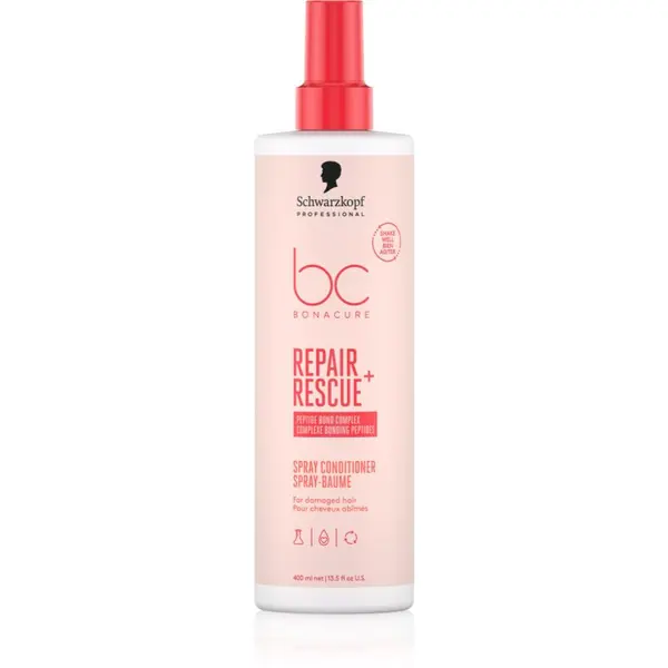 Schwarzkopf Professional Schwarzkopf Professional BC Bonacure Repair Rescue+ regenerator bez ispiranja za oštećenu kosu 400 ml
