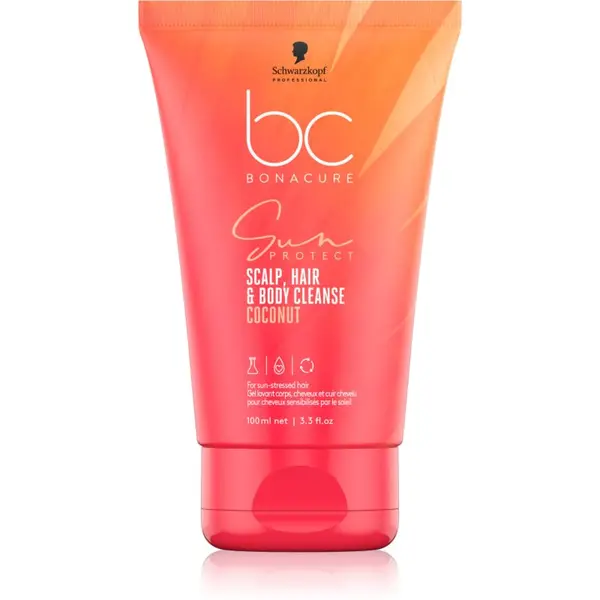 Schwarzkopf Professional Schwarzkopf Professional BC Bonacure Sun Protect Scalp, Hair & Body Cleanse gel za tuširanje 2 u 1 100 ml