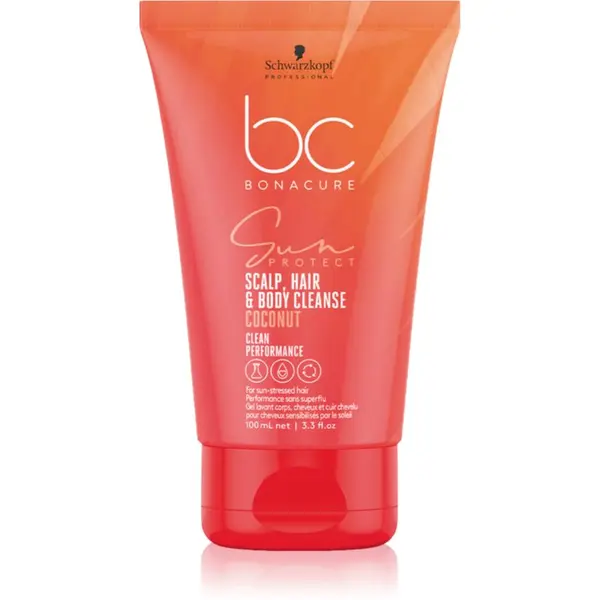 Schwarzkopf Professional Schwarzkopf Professional BC Bonacure Sun Protect Scalp, Hair & Body Cleanse šampon za kosu i tijelo 100 ml