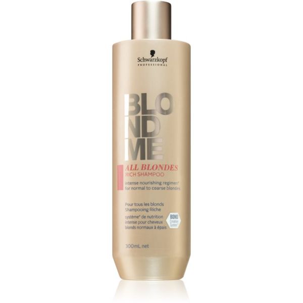 Schwarzkopf Professional Schwarzkopf Professional Blondme All Blondes Rich hranjivi šampon za grubu kosu 300 ml