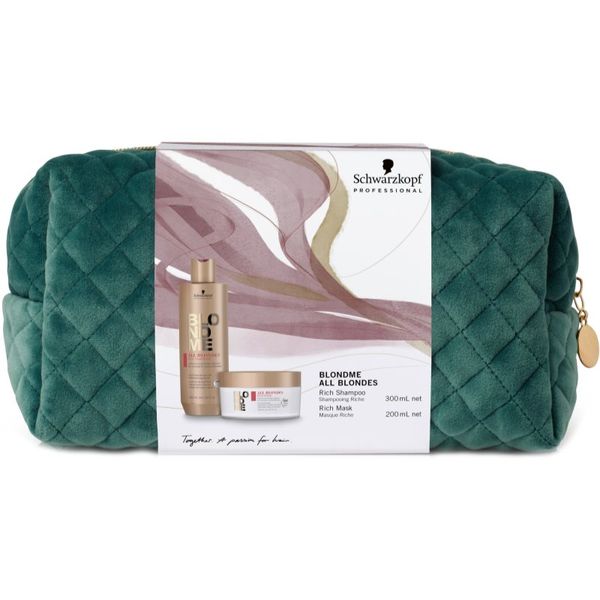 Schwarzkopf Professional Schwarzkopf Professional Blondme All Blondes Rich poklon set (za grubu kosu)