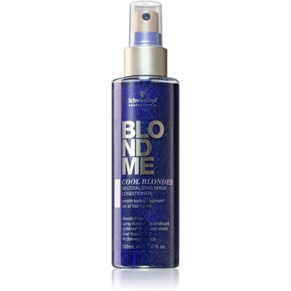 Schwarzkopf Professional Schwarzkopf Professional Blondme Cool Blondes regenerator u spreju bez ispiranja neutralizirajući žuti tonovi 150 ml