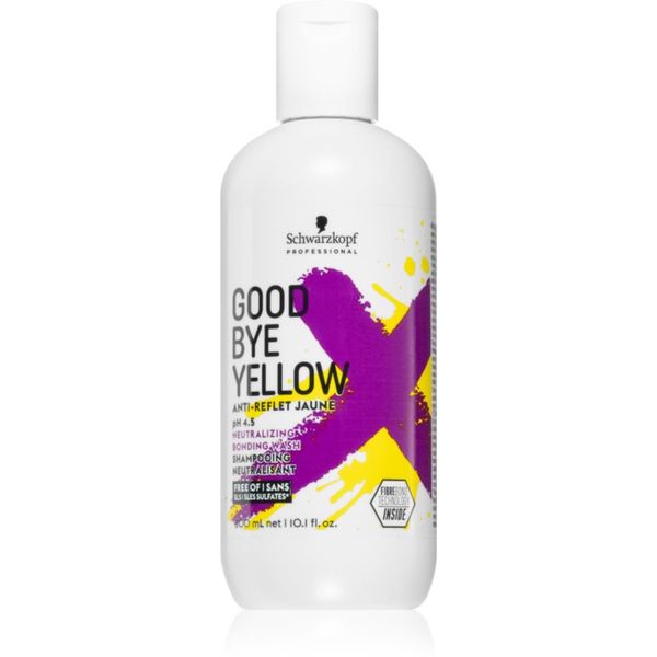 Schwarzkopf Professional Schwarzkopf Professional Goodbye  Yellow šampon za neutraliziranje bakrenih tonova za obojenu i kosu s pramenovima 300 ml