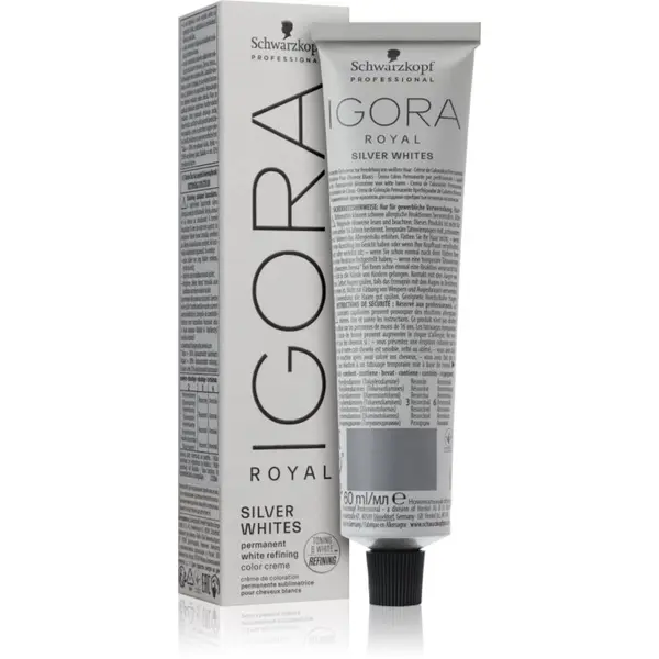 Schwarzkopf Professional Schwarzkopf Professional IGORA Royal Absolutes SilverWhite polutrajna boja za toniranje kose za srebrnu i bijelu kosu nijansa Grey Lilac 60 ml
