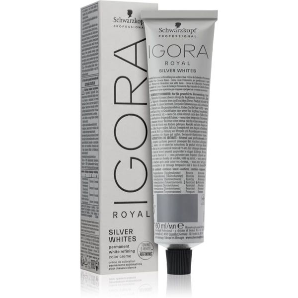 Schwarzkopf Professional Schwarzkopf Professional IGORA Royal Absolutes SilverWhite polutrajna boja za toniranje kose za srebrnu i bijelu kosu nijansa Silver 60 ml