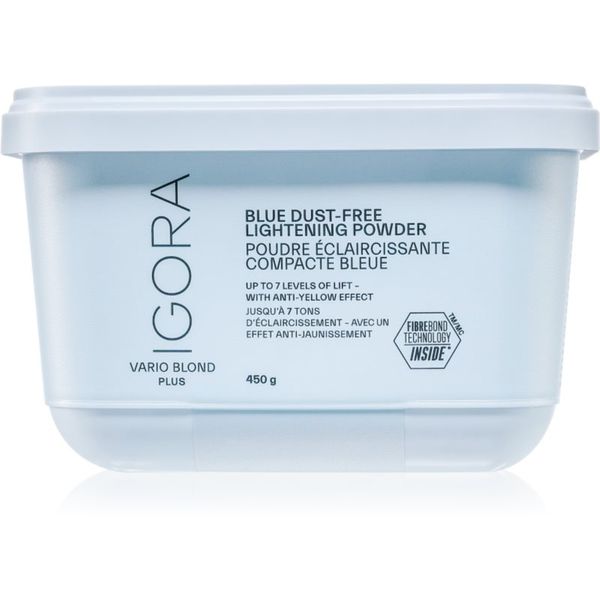 Schwarzkopf Professional Schwarzkopf Professional IGORA Vario Blond Blue Dust-Free Lightening Powder posvjetljivač s glinom za plavu kosu 450 g
